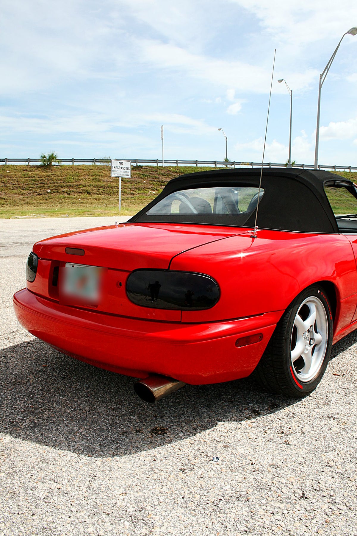Miata — rear view